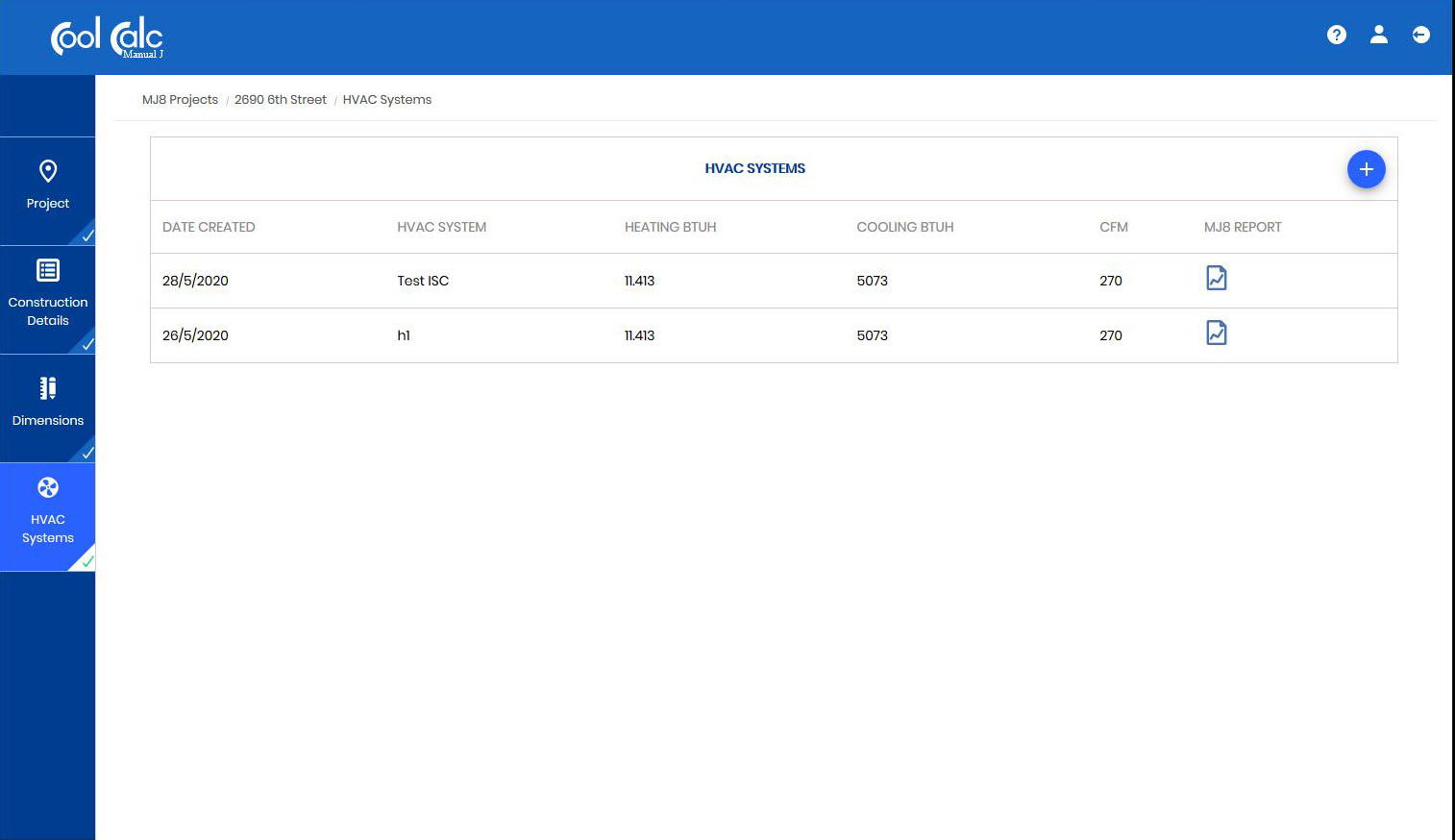HVAC Systems - CoolCalc Documentation